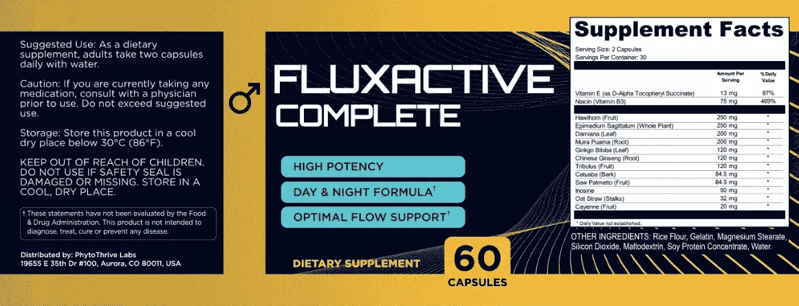 Fluxactive supplement